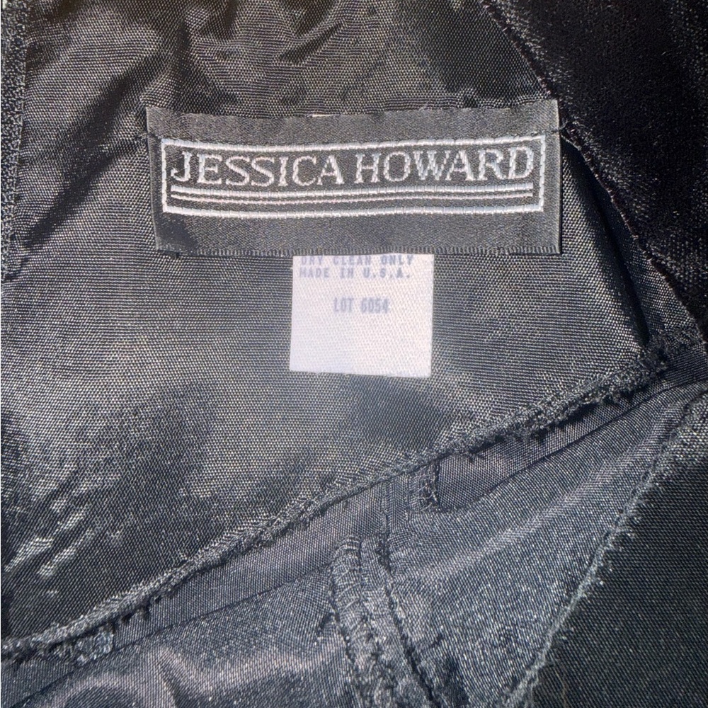 Jessica Howard Black Velvet Dress - Picture 6 of 7